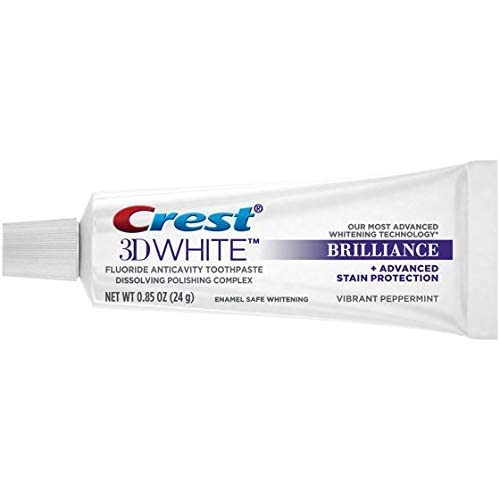 Crest 3D White Advanced Luminous Mint Teeth Whitening Toothpaste, Crest Toothpaste, 3.7 oz Pack of 4 - Helps Remove Surface Stains, Whitens Teeth, Strengthens Tooth Enamel, Protects Against Cavities