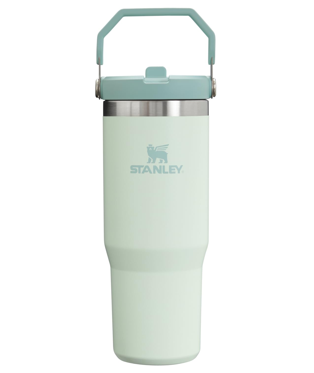 STANLEY IceFlow 2.0 Flip Straw Tumbler with Handle 30 oz | Twist On Lid and Flip Up Straw | Leak Resistant Water Bottle | Insulated Stainless Steel | BPA-Free | Peach Rose