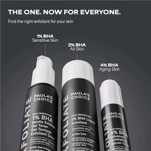 Paula's Choice SKIN PERFECTING 2% BHA Liquid Exfoliant with Salicylic Acid, Facial Polish for Enlarged Pores, Wrinkles & Fine Lines, Suitable for Blackhead-Prone Skin, Fragrance-Free