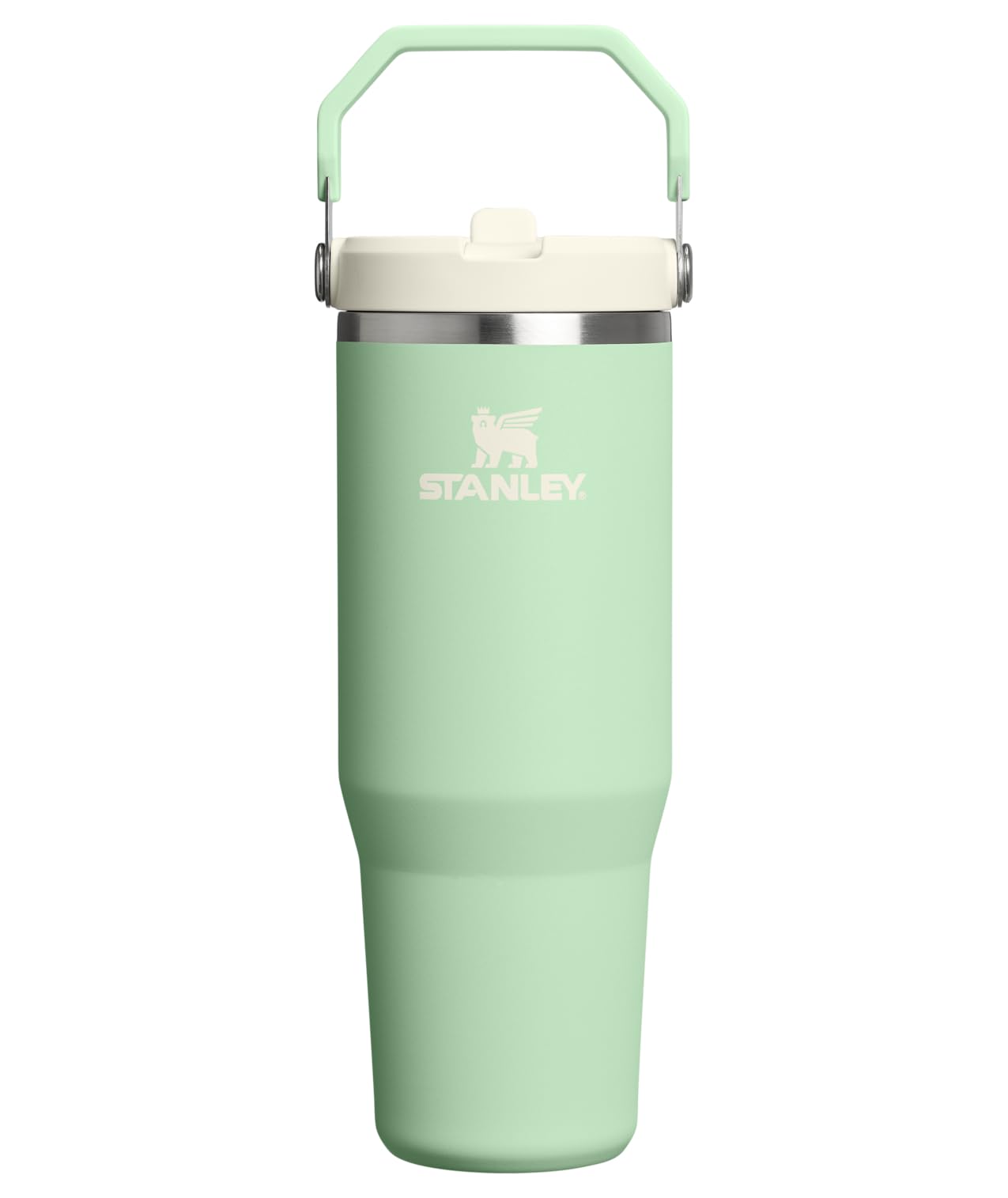 STANLEY IceFlow 2.0 Flip Straw Tumbler with Handle 30 oz | Twist On Lid and Flip Up Straw | Leak Resistant Water Bottle | Insulated Stainless Steel | BPA-Free | Peach Rose