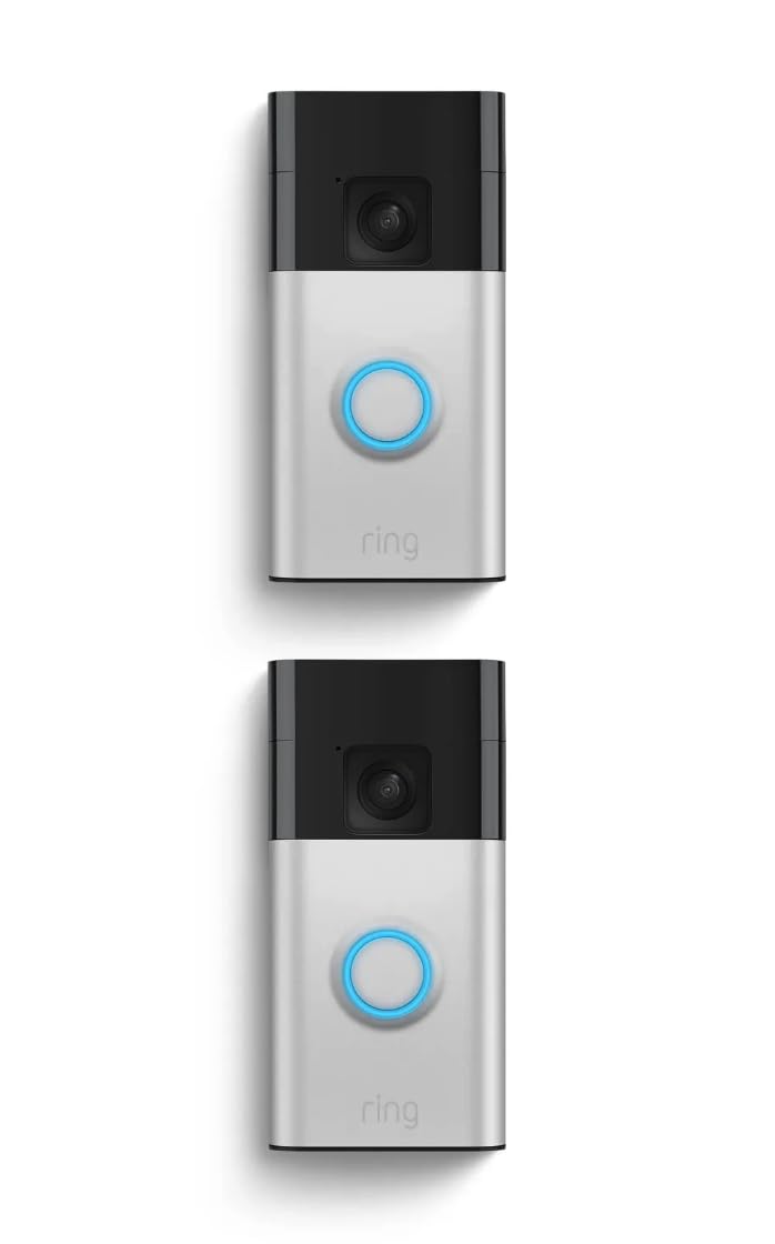 Ring Battery Doorbell, Home or business security with Head-to-Toe video, Live View with Two-Way Talk, and Motion Detection & Alerts, Venetian Bronze