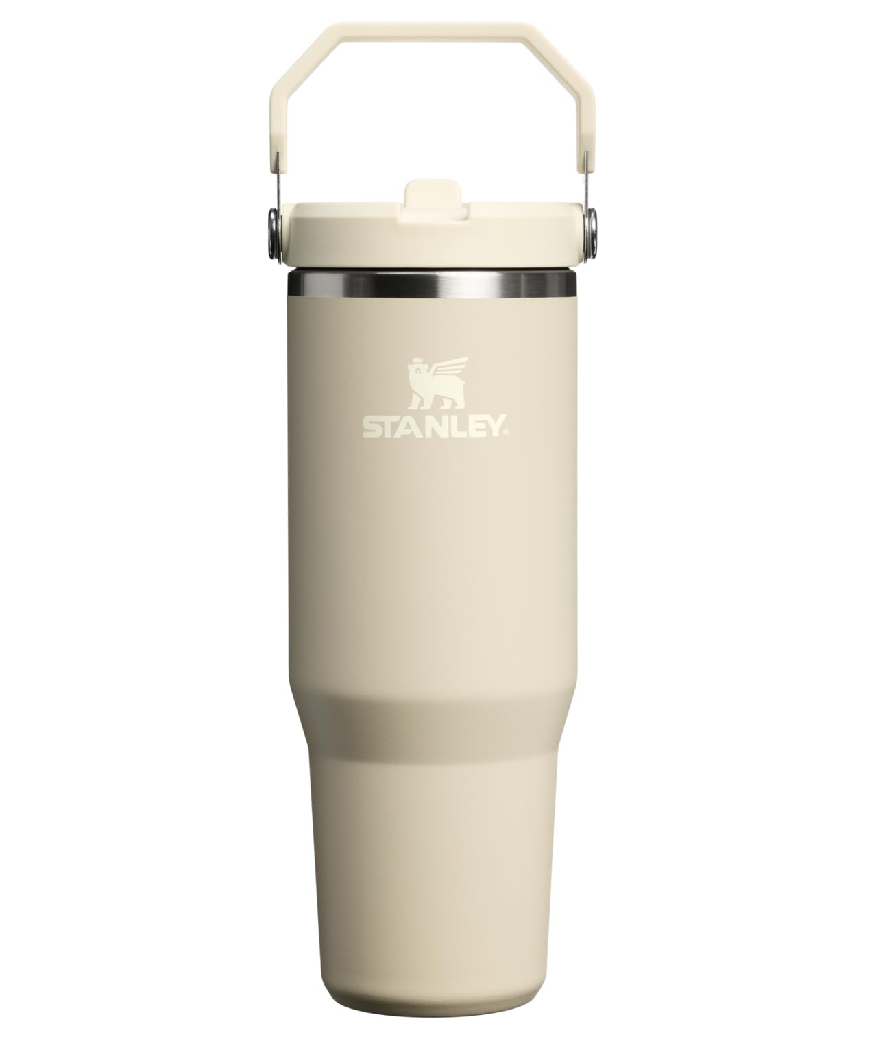 STANLEY IceFlow 2.0 Flip Straw Tumbler with Handle 30 oz | Twist On Lid and Flip Up Straw | Leak Resistant Water Bottle | Insulated Stainless Steel | BPA-Free | Peach Rose