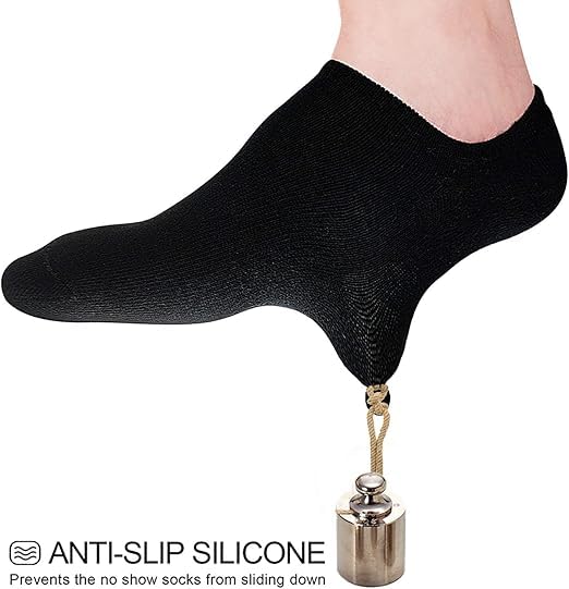 wernies No Show Socks Women Low Socks Non Slip Flat Boat Line 4/8 Pairs