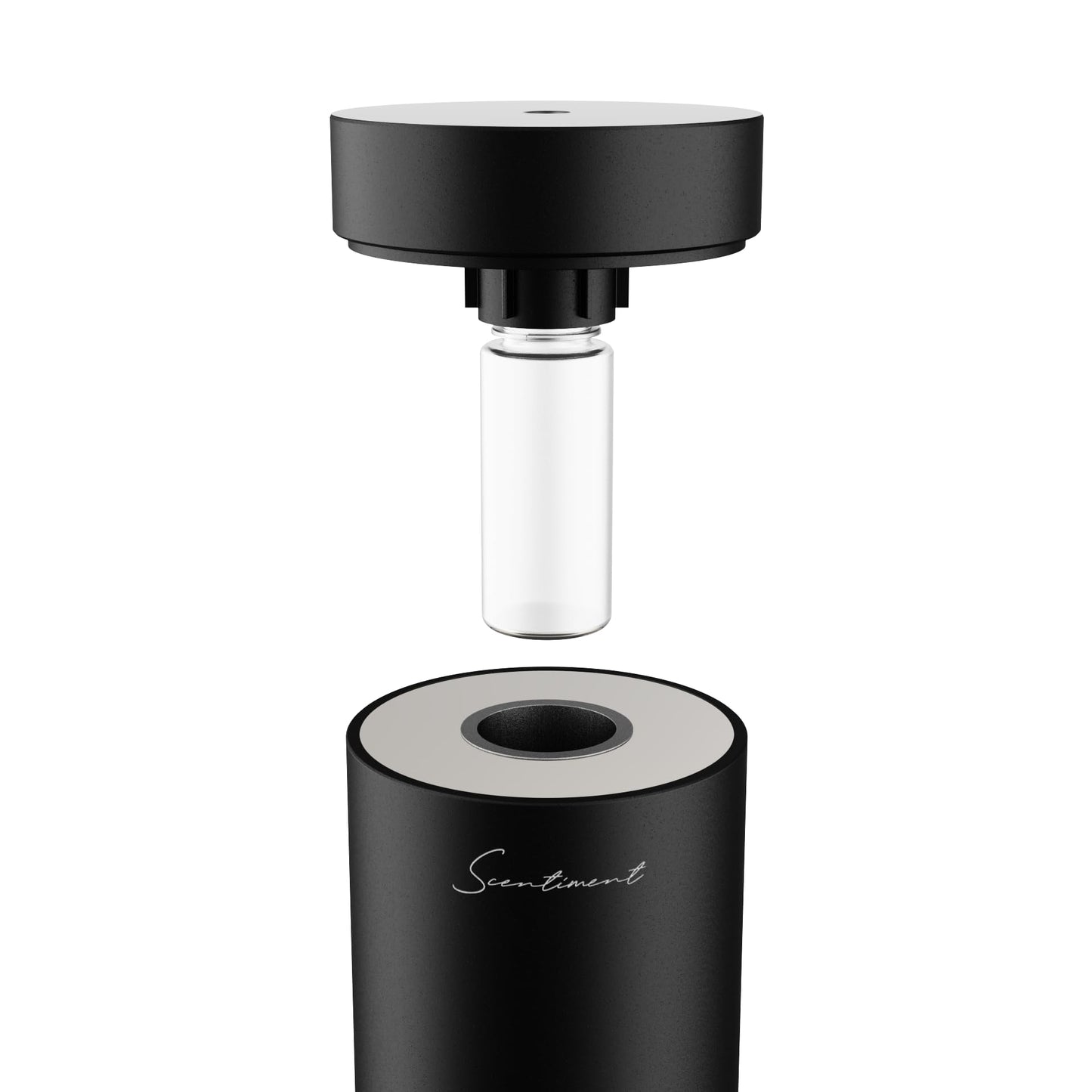Scentiment Mini V2 LE Diffuser Starter Kit – Includes 3 20ml Fragrance Oils: Day Dream, The One & Ocean Breeze | Up to 500 Sq Ft Coverage | Black