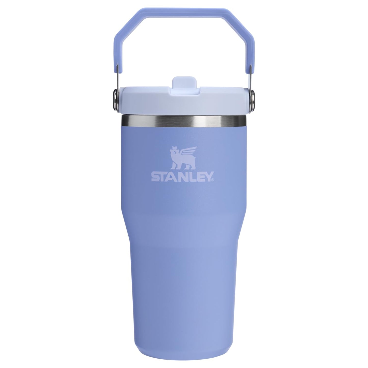 STANLEY IceFlow 2.0 Flip Straw Tumbler with Handle 30 oz | Twist On Lid and Flip Up Straw | Leak Resistant Water Bottle | Insulated Stainless Steel | BPA-Free | Peach Rose