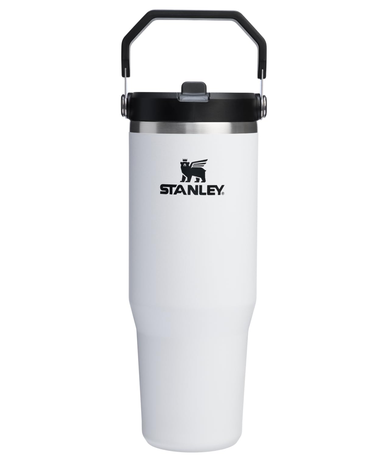 STANLEY IceFlow 2.0 Flip Straw Tumbler with Handle 30 oz | Twist On Lid and Flip Up Straw | Leak Resistant Water Bottle | Insulated Stainless Steel | BPA-Free | Peach Rose