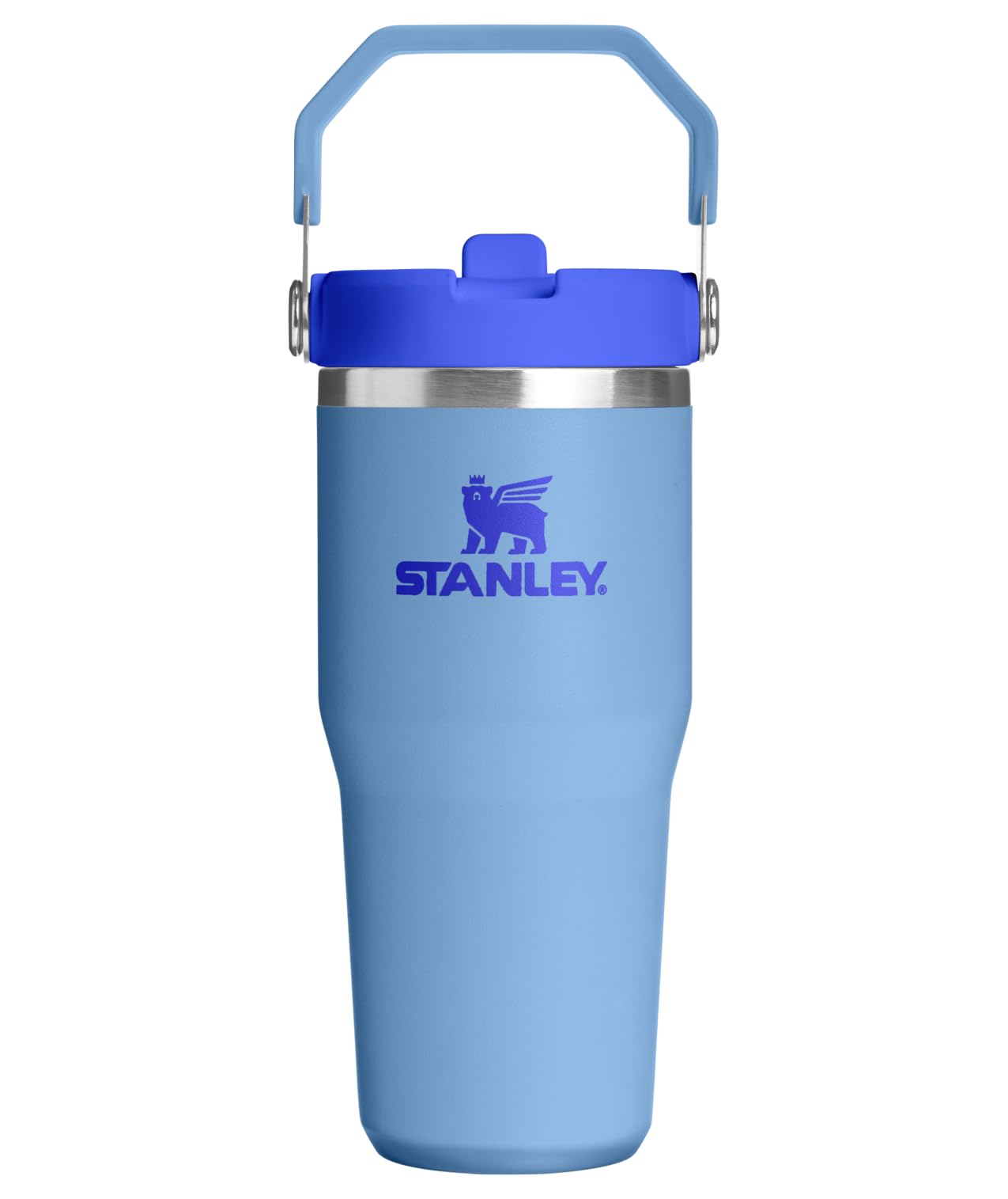 STANLEY IceFlow 2.0 Flip Straw Tumbler with Handle 30 oz | Twist On Lid and Flip Up Straw | Leak Resistant Water Bottle | Insulated Stainless Steel | BPA-Free | Peach Rose