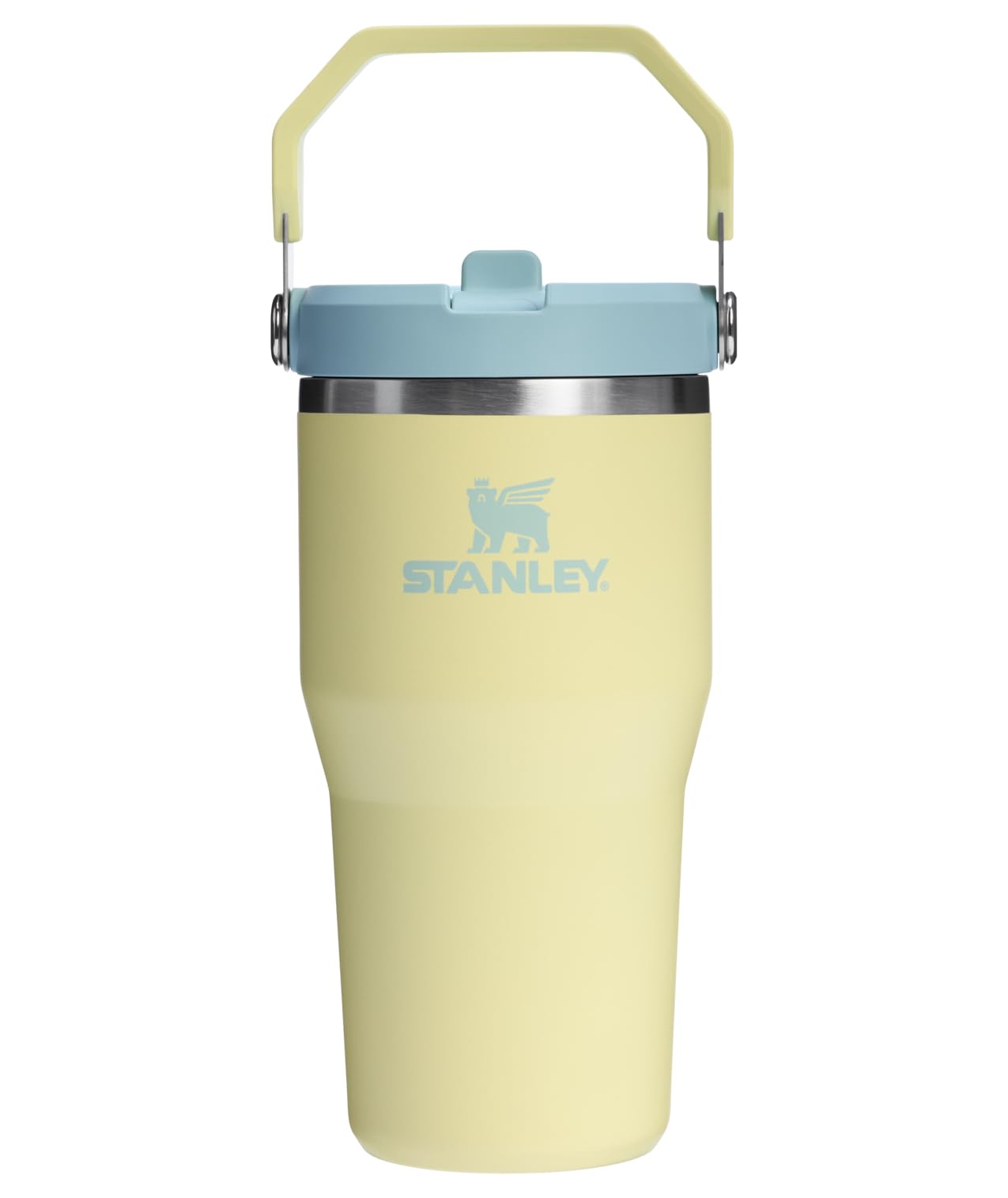 STANLEY IceFlow 2.0 Flip Straw Tumbler with Handle 30 oz | Twist On Lid and Flip Up Straw | Leak Resistant Water Bottle | Insulated Stainless Steel | BPA-Free | Peach Rose