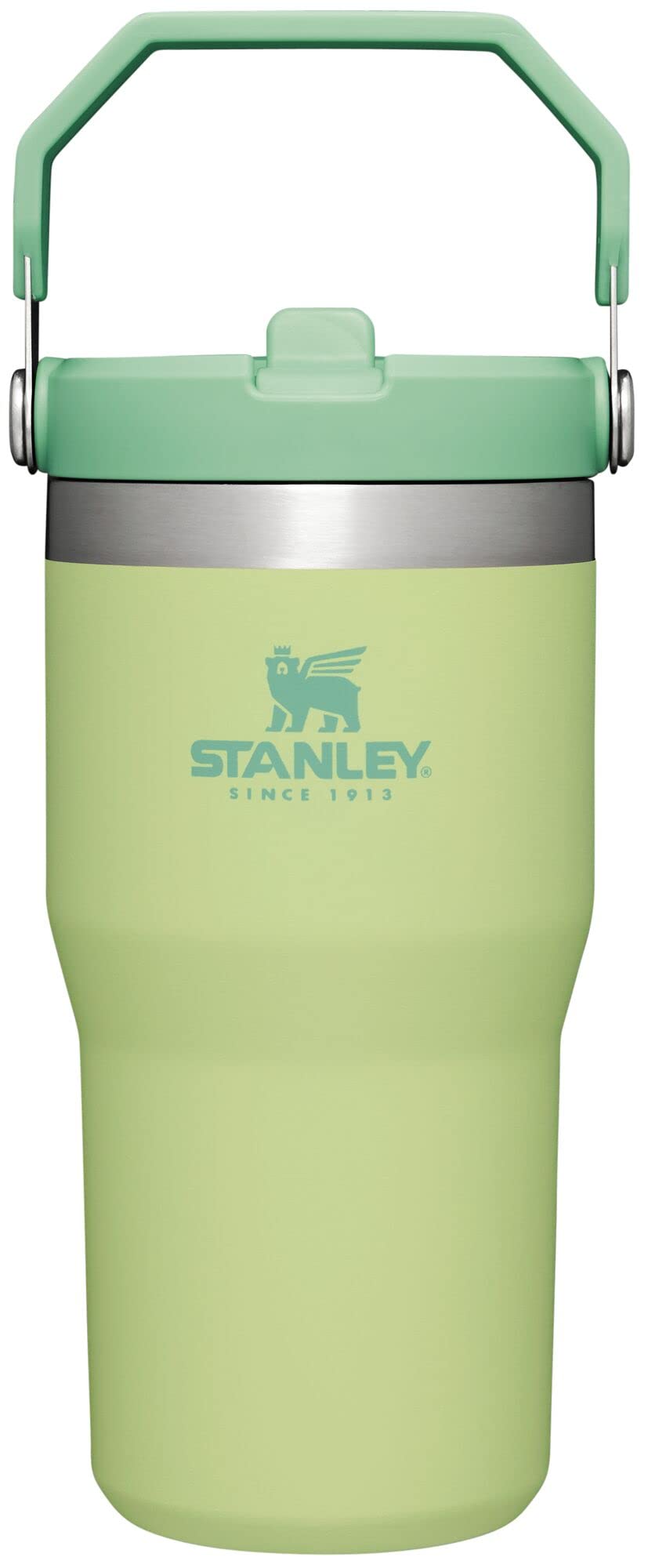 STANLEY IceFlow 2.0 Flip Straw Tumbler with Handle 30 oz | Twist On Lid and Flip Up Straw | Leak Resistant Water Bottle | Insulated Stainless Steel | BPA-Free | Peach Rose