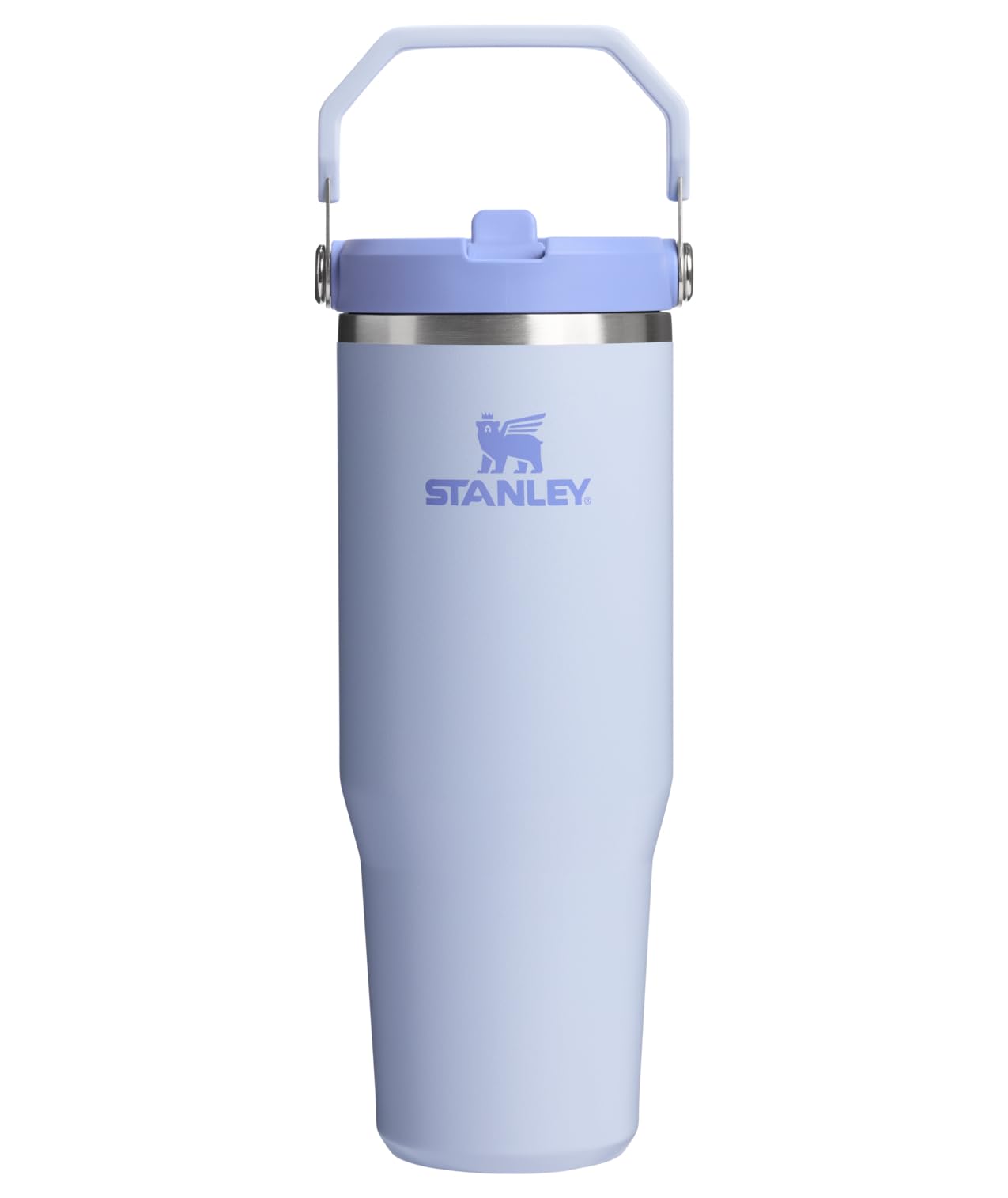 STANLEY IceFlow 2.0 Flip Straw Tumbler with Handle 30 oz | Twist On Lid and Flip Up Straw | Leak Resistant Water Bottle | Insulated Stainless Steel | BPA-Free | Peach Rose