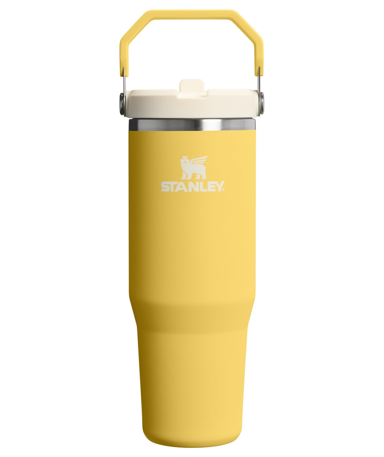 STANLEY IceFlow 2.0 Flip Straw Tumbler with Handle 30 oz | Twist On Lid and Flip Up Straw | Leak Resistant Water Bottle | Insulated Stainless Steel | BPA-Free | Peach Rose
