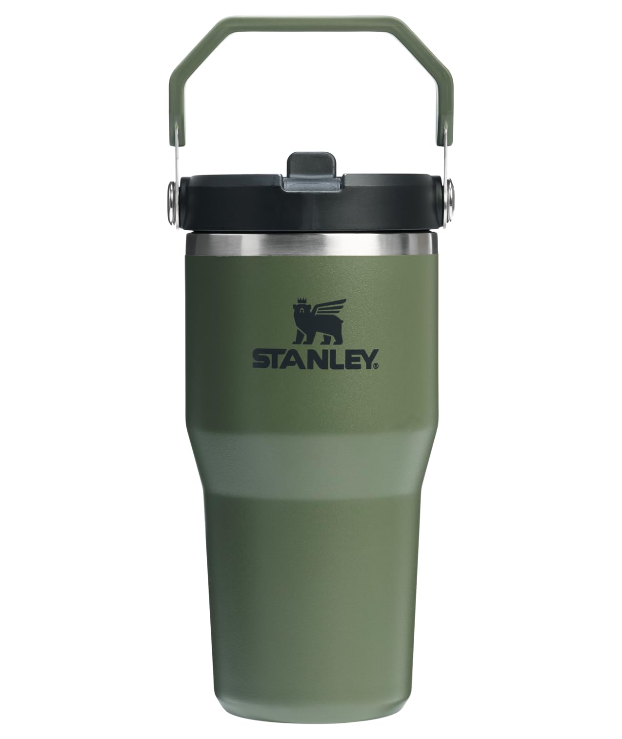STANLEY IceFlow 2.0 Flip Straw Tumbler with Handle 30 oz | Twist On Lid and Flip Up Straw | Leak Resistant Water Bottle | Insulated Stainless Steel | BPA-Free | Peach Rose