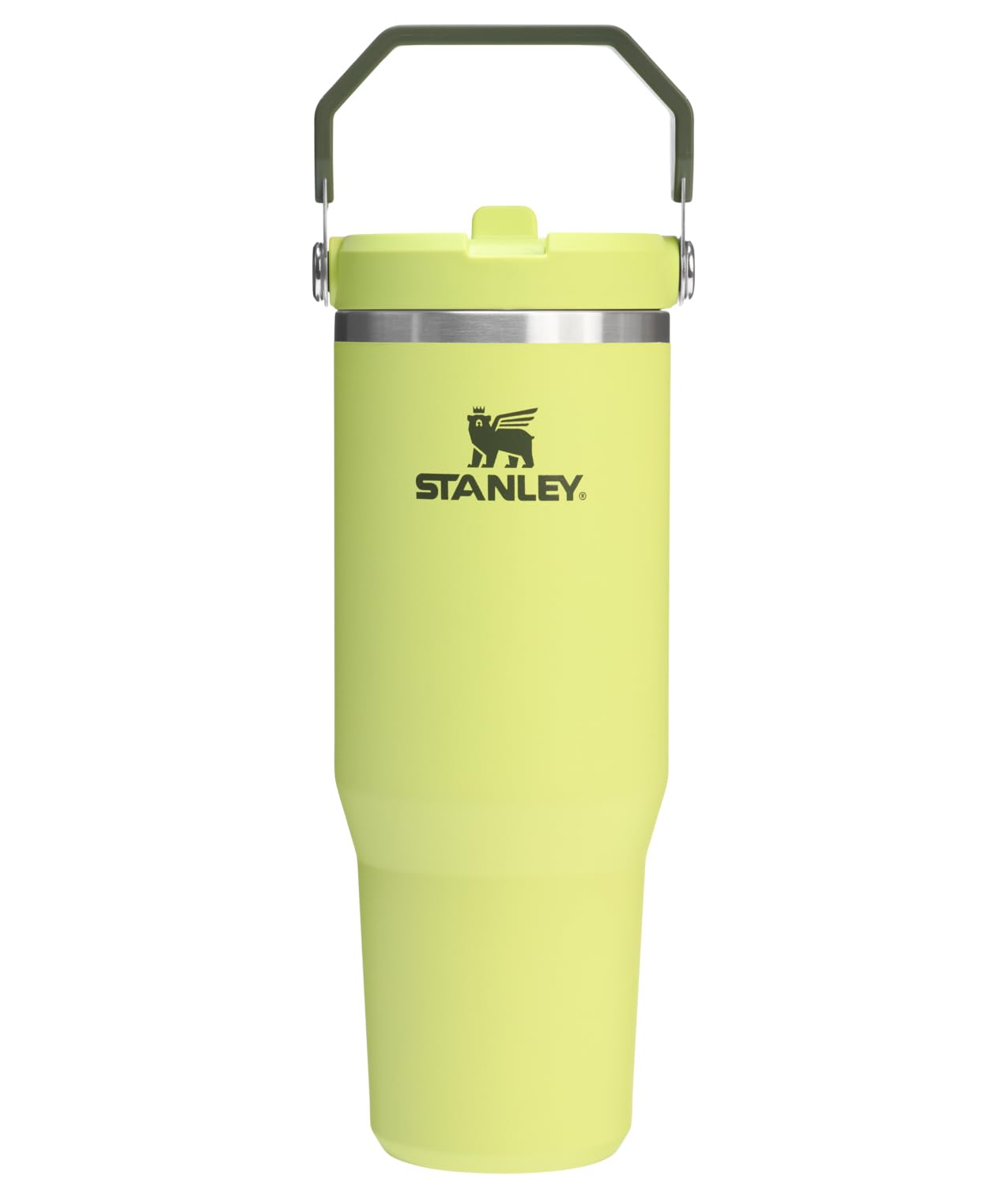 STANLEY IceFlow 2.0 Flip Straw Tumbler with Handle 30 oz | Twist On Lid and Flip Up Straw | Leak Resistant Water Bottle | Insulated Stainless Steel | BPA-Free | Peach Rose