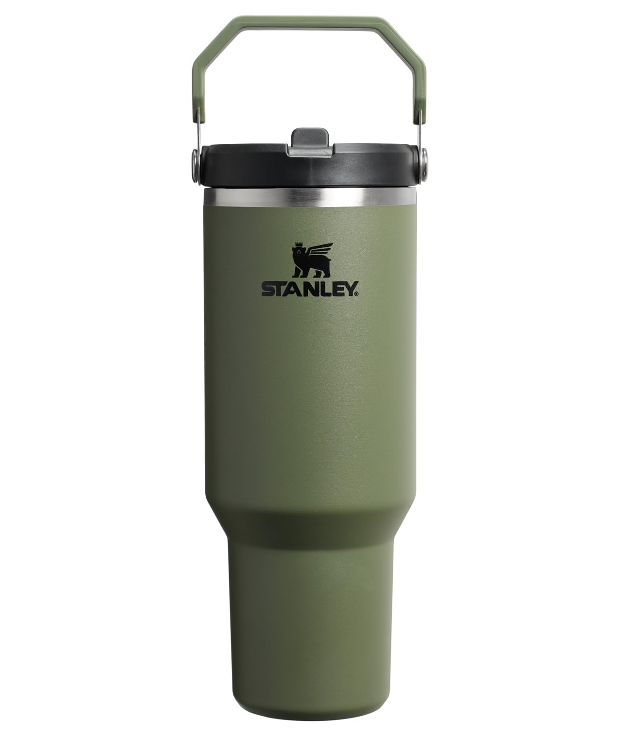 STANLEY IceFlow 2.0 Flip Straw Tumbler with Handle 30 oz | Twist On Lid and Flip Up Straw | Leak Resistant Water Bottle | Insulated Stainless Steel | BPA-Free | Peach Rose