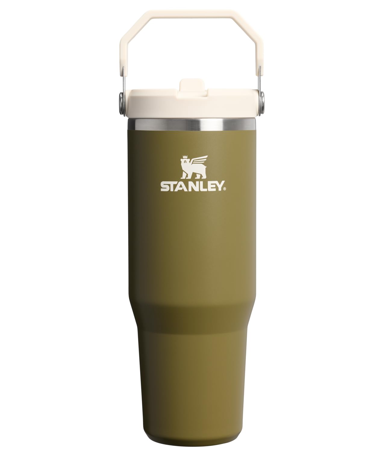 STANLEY IceFlow 2.0 Flip Straw Tumbler with Handle 30 oz | Twist On Lid and Flip Up Straw | Leak Resistant Water Bottle | Insulated Stainless Steel | BPA-Free | Peach Rose