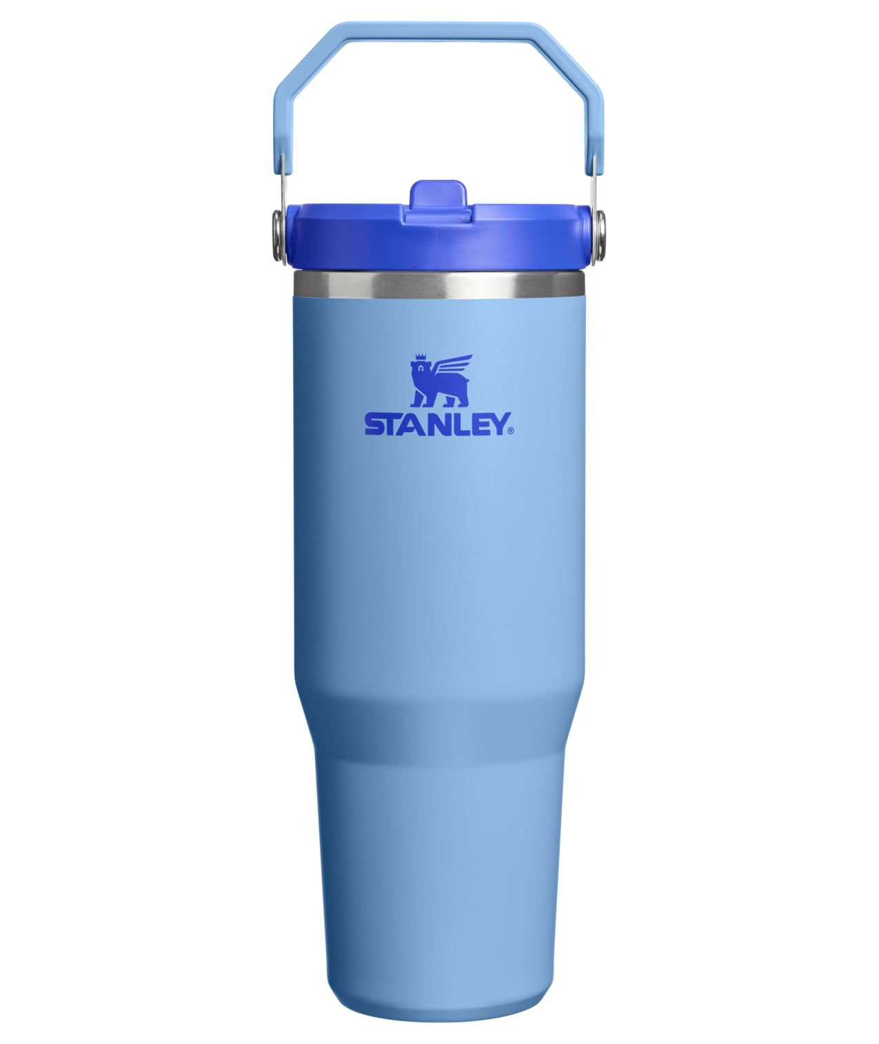 STANLEY IceFlow 2.0 Flip Straw Tumbler with Handle 30 oz | Twist On Lid and Flip Up Straw | Leak Resistant Water Bottle | Insulated Stainless Steel | BPA-Free | Peach Rose
