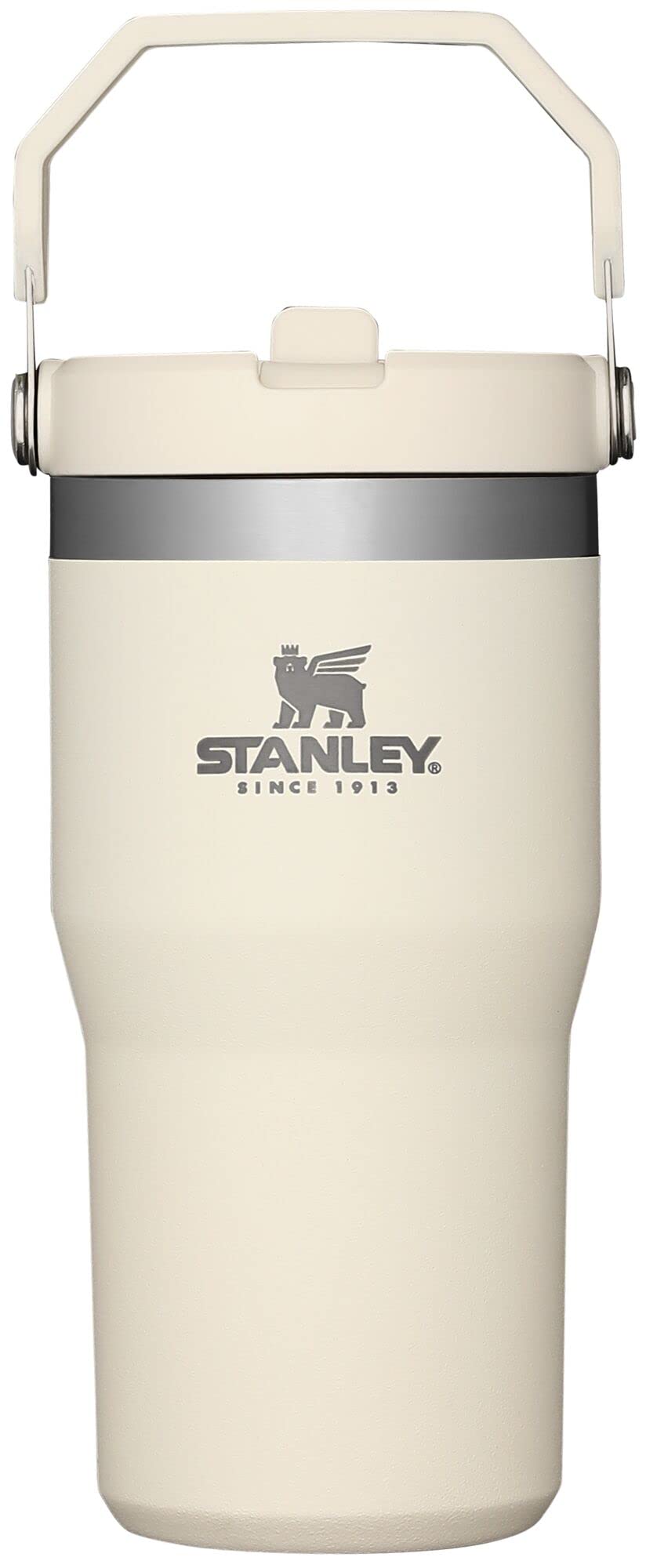 STANLEY IceFlow 2.0 Flip Straw Tumbler with Handle 30 oz | Twist On Lid and Flip Up Straw | Leak Resistant Water Bottle | Insulated Stainless Steel | BPA-Free | Peach Rose