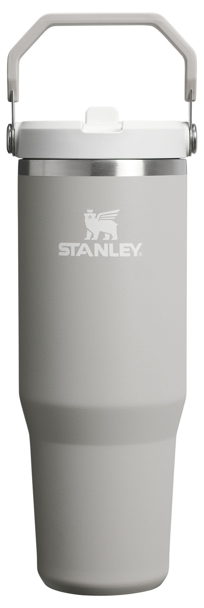 STANLEY IceFlow 2.0 Flip Straw Tumbler with Handle 30 oz | Twist On Lid and Flip Up Straw | Leak Resistant Water Bottle | Insulated Stainless Steel | BPA-Free | Peach Rose