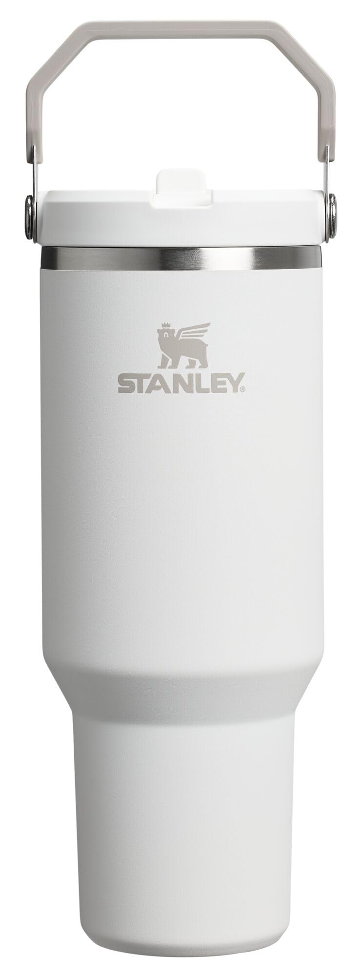STANLEY IceFlow 2.0 Flip Straw Tumbler with Handle 30 oz | Twist On Lid and Flip Up Straw | Leak Resistant Water Bottle | Insulated Stainless Steel | BPA-Free | Peach Rose