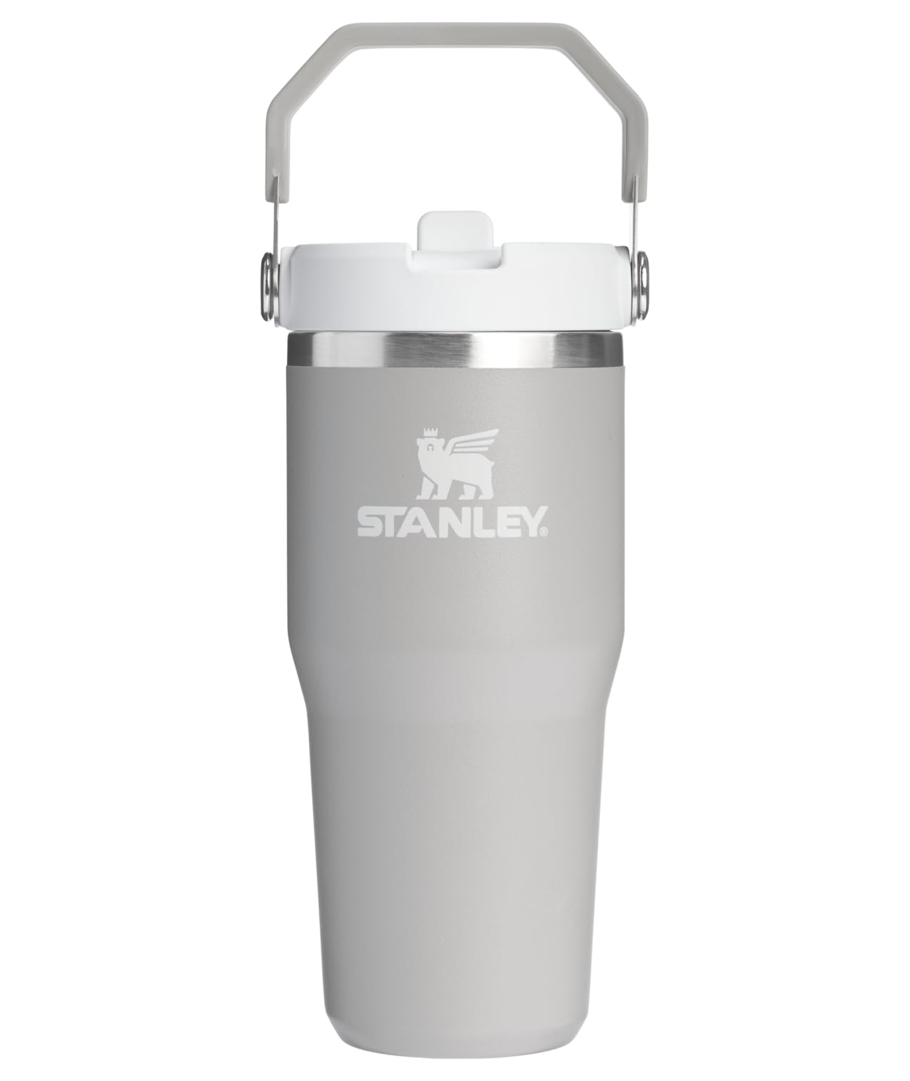 STANLEY IceFlow 2.0 Flip Straw Tumbler with Handle 30 oz | Twist On Lid and Flip Up Straw | Leak Resistant Water Bottle | Insulated Stainless Steel | BPA-Free | Peach Rose