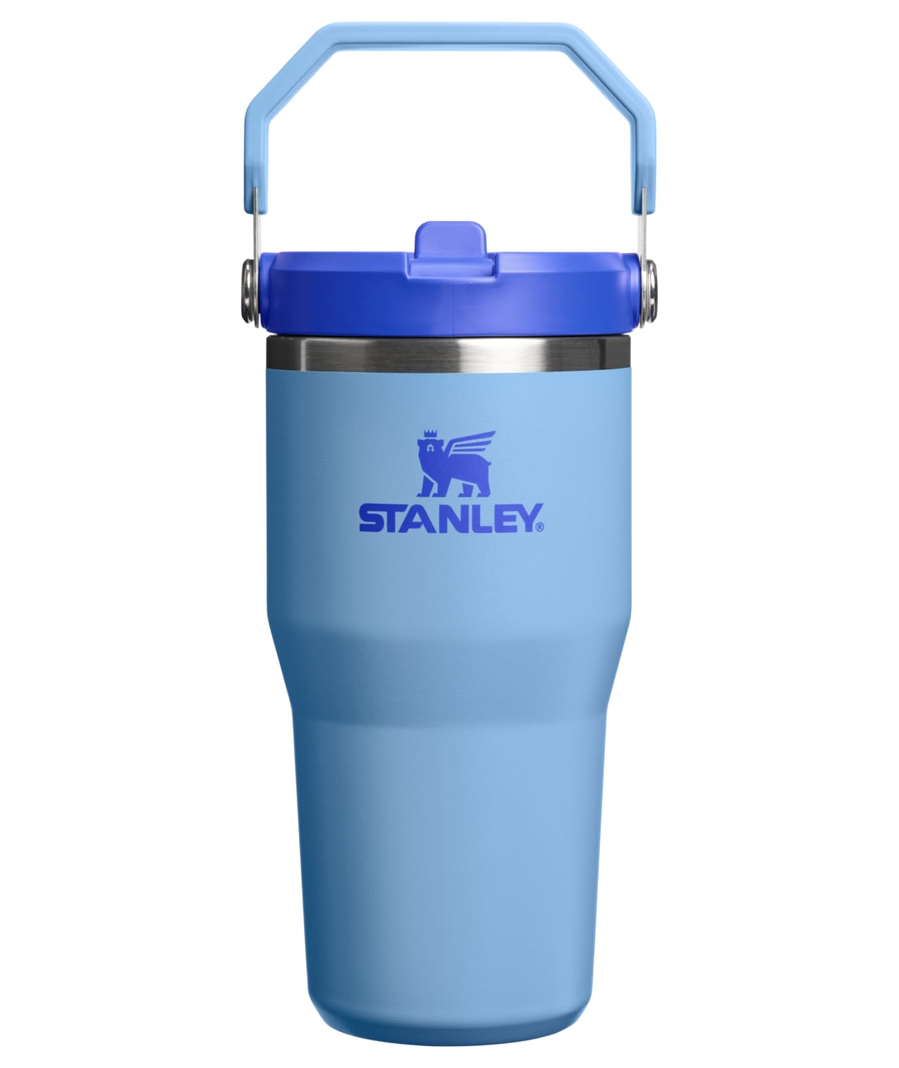 STANLEY IceFlow 2.0 Flip Straw Tumbler with Handle 30 oz | Twist On Lid and Flip Up Straw | Leak Resistant Water Bottle | Insulated Stainless Steel | BPA-Free | Peach Rose