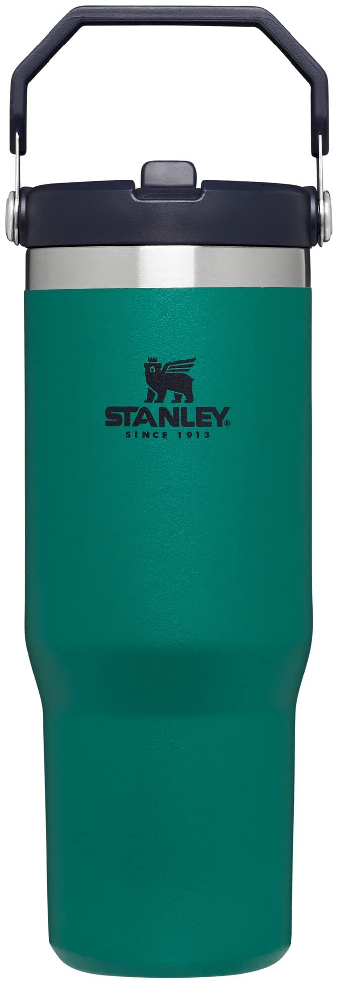 STANLEY IceFlow 2.0 Flip Straw Tumbler with Handle 30 oz | Twist On Lid and Flip Up Straw | Leak Resistant Water Bottle | Insulated Stainless Steel | BPA-Free | Peach Rose