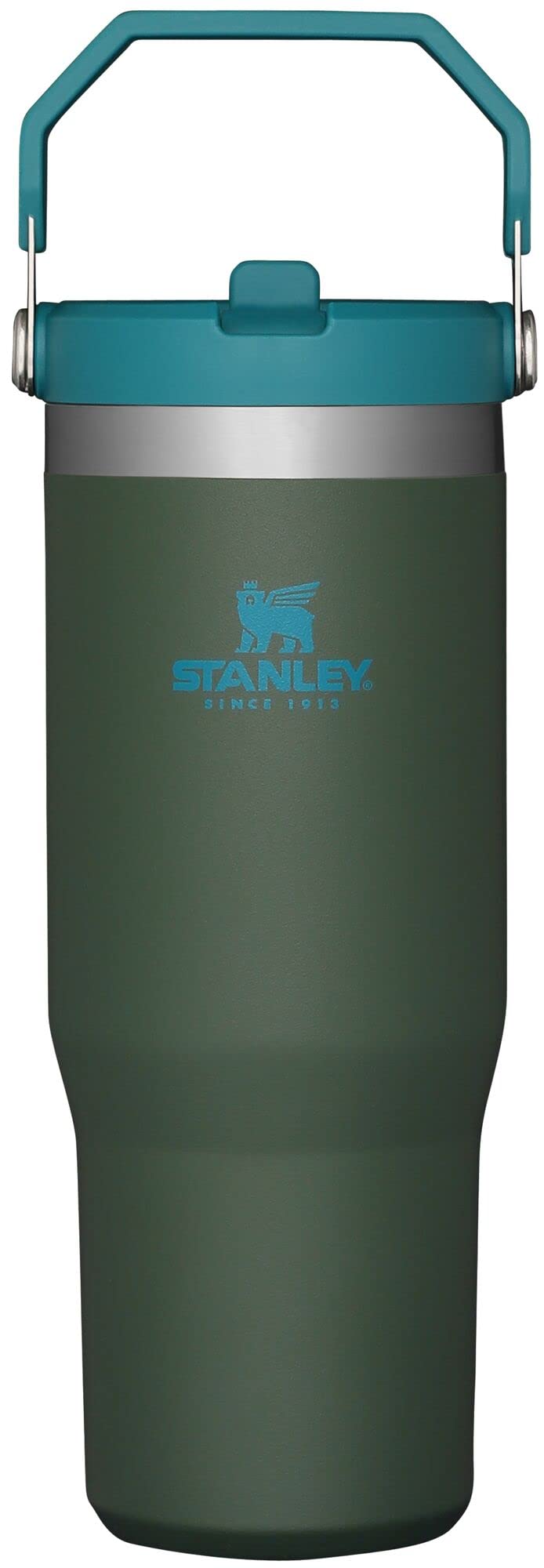 STANLEY IceFlow 2.0 Flip Straw Tumbler with Handle 30 oz | Twist On Lid and Flip Up Straw | Leak Resistant Water Bottle | Insulated Stainless Steel | BPA-Free | Peach Rose