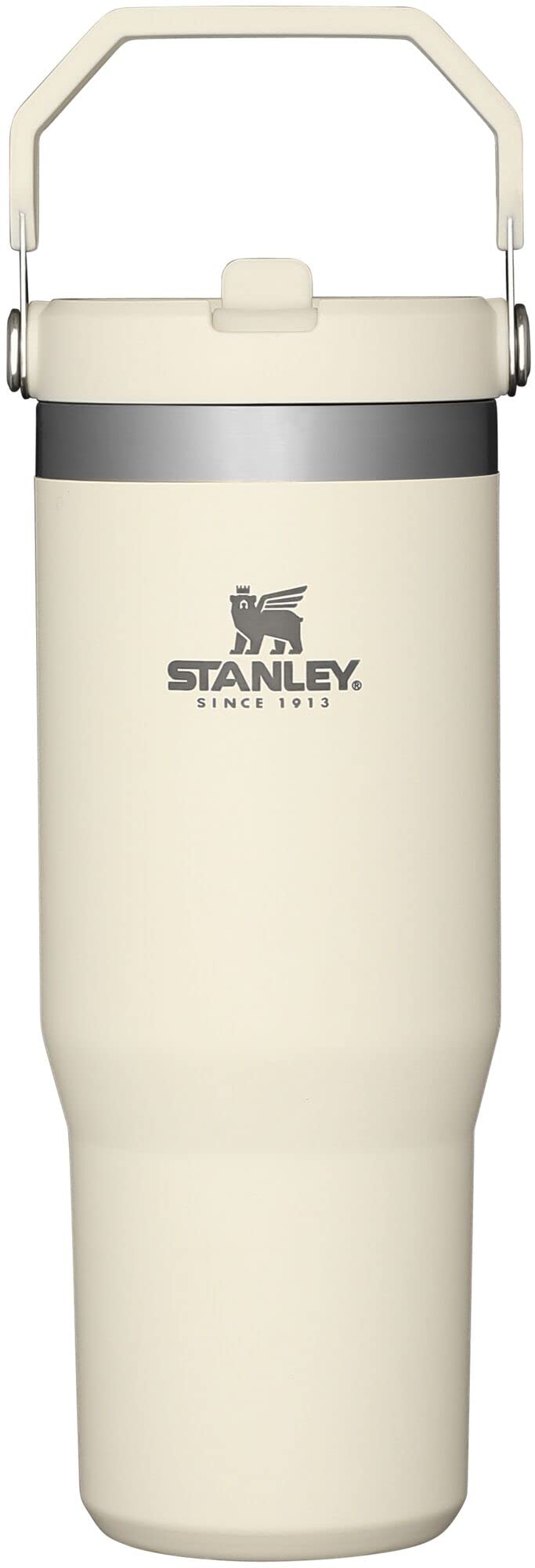 STANLEY IceFlow 2.0 Flip Straw Tumbler with Handle 30 oz | Twist On Lid and Flip Up Straw | Leak Resistant Water Bottle | Insulated Stainless Steel | BPA-Free | Peach Rose