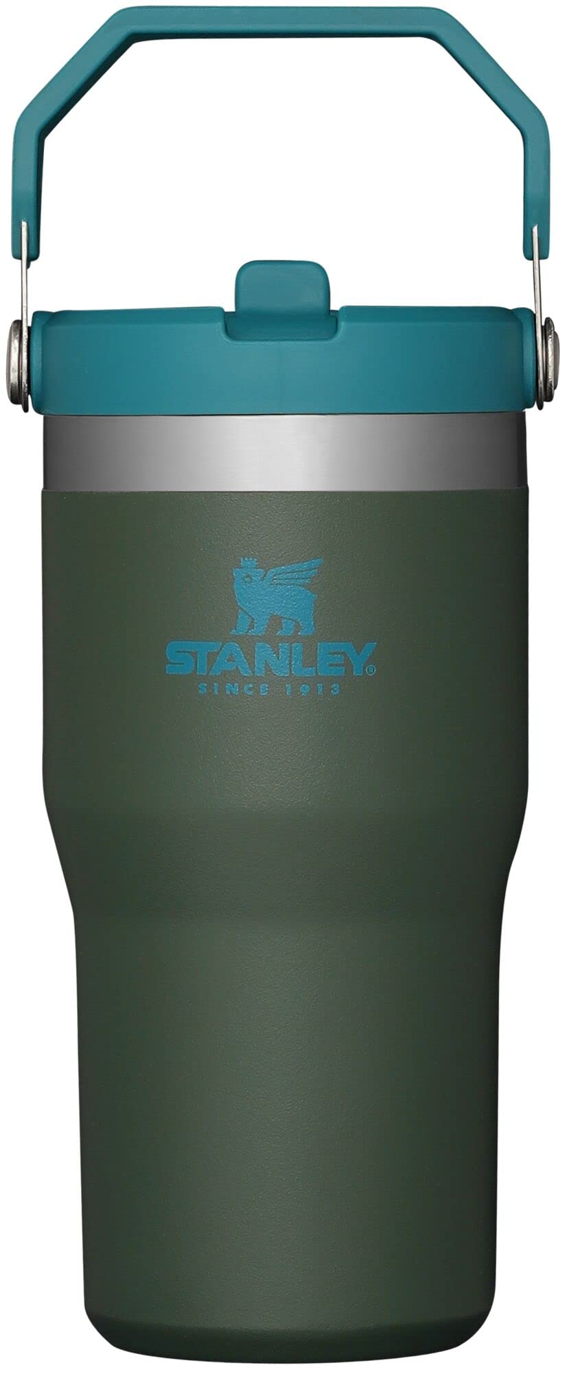 STANLEY IceFlow 2.0 Flip Straw Tumbler with Handle 30 oz | Twist On Lid and Flip Up Straw | Leak Resistant Water Bottle | Insulated Stainless Steel | BPA-Free | Peach Rose