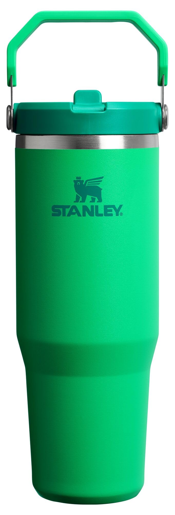 STANLEY IceFlow 2.0 Flip Straw Tumbler with Handle 30 oz | Twist On Lid and Flip Up Straw | Leak Resistant Water Bottle | Insulated Stainless Steel | BPA-Free | Peach Rose