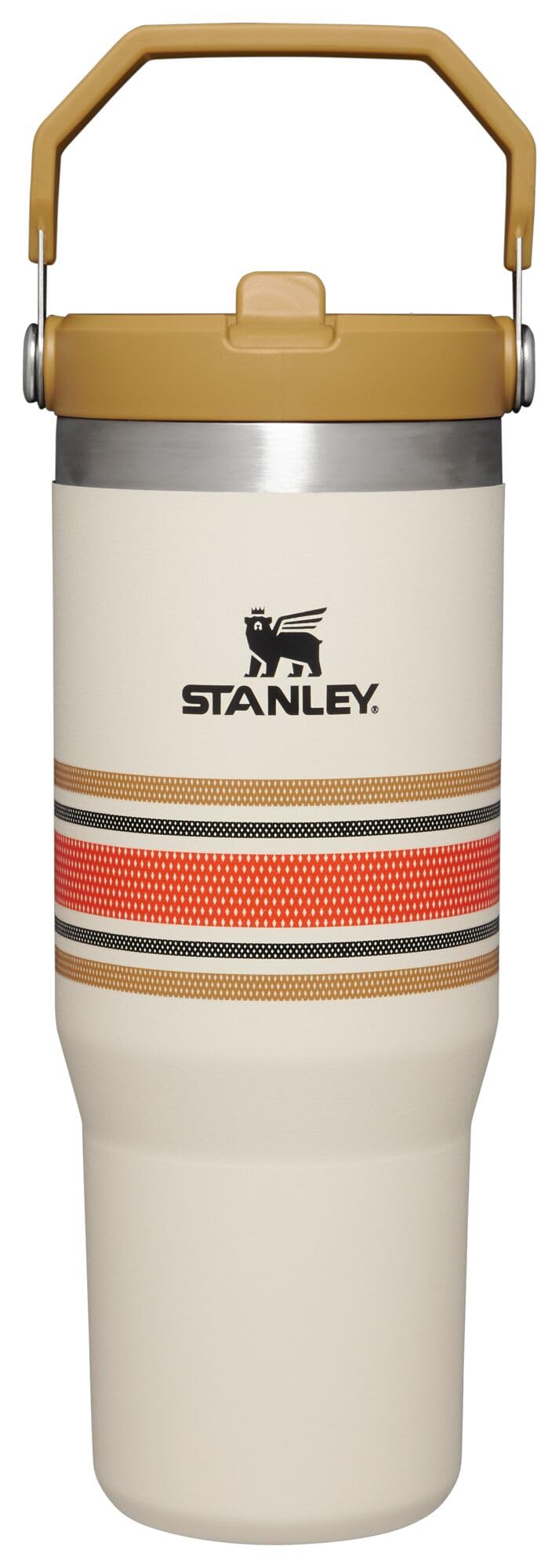 STANLEY IceFlow 2.0 Flip Straw Tumbler with Handle 30 oz | Twist On Lid and Flip Up Straw | Leak Resistant Water Bottle | Insulated Stainless Steel | BPA-Free | Peach Rose