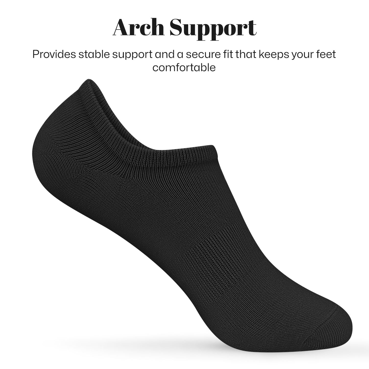 wernies No Show Socks Women Low Socks Non Slip Flat Boat Line 4/8 Pairs
