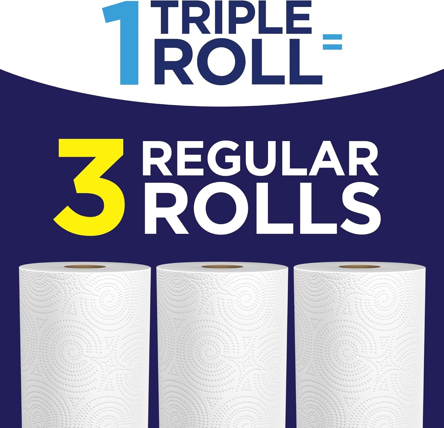 Sparkle Pick-A-Size Paper Towels, 6 Double Rolls (660 Sheets Total) - Strong 2-Ply Towels for Kitchen Cleanup and Everyday Messes