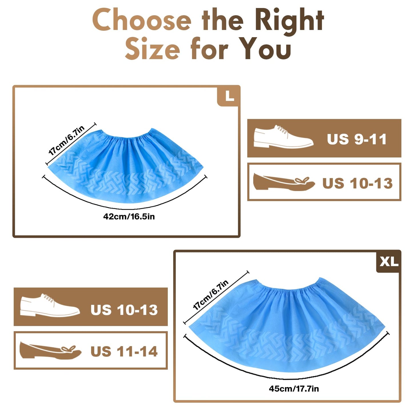Recycable Shoe Covers Disposable - Black Shoe Covers for Indoors,50Pcs Booties for Shoe cover,Fits Up To 11 US Men and 13 US Women Size,Recyclable Non-Woven Fabric