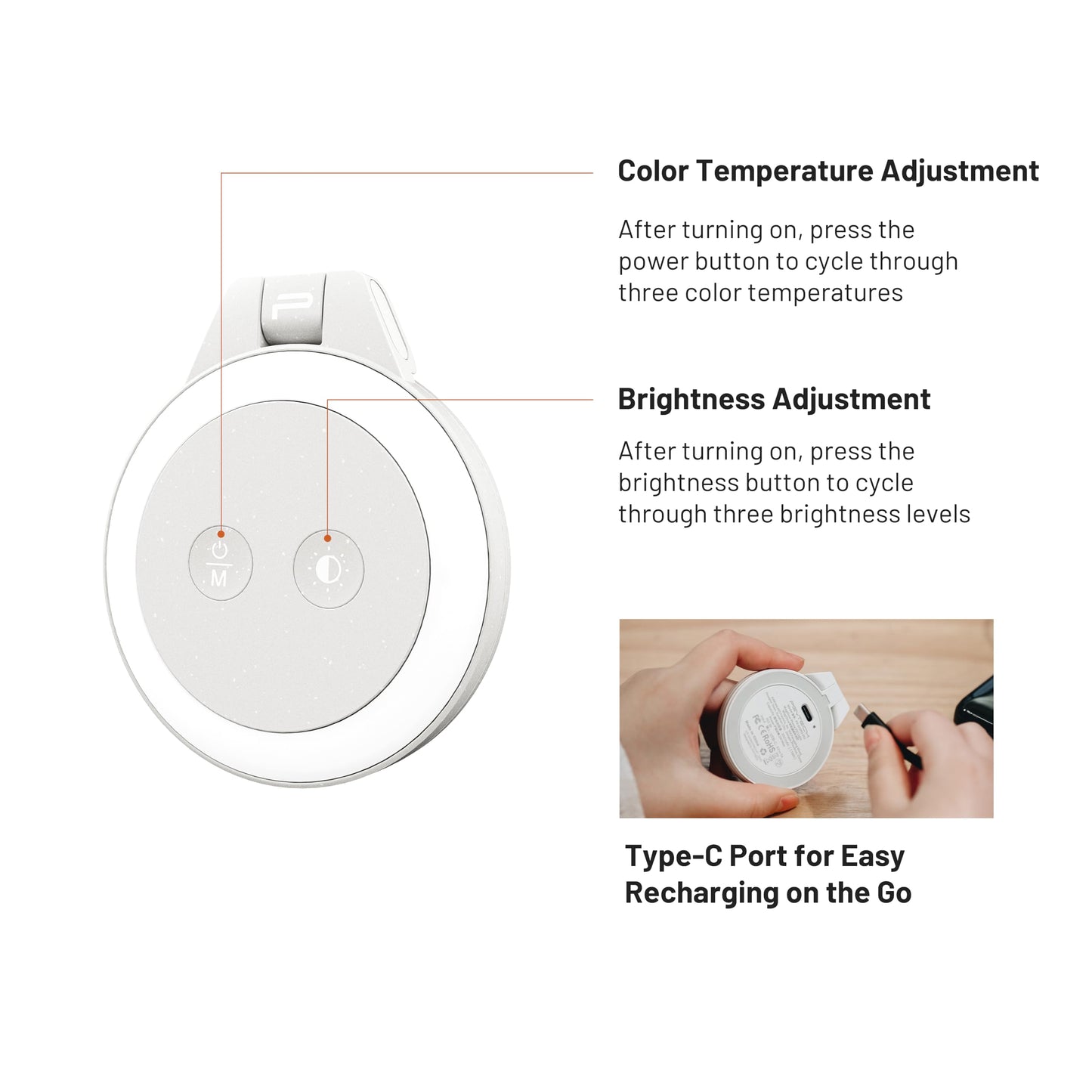 PGYTECH MagCam Phone Camera Grip with App, Built in 3000mAh Powerbank/Detachable Bluetooth Remote/Phone Stand, 3-in-1 Magnetic Camera Phone Grip with MagSafe Wireless Charging, Grey