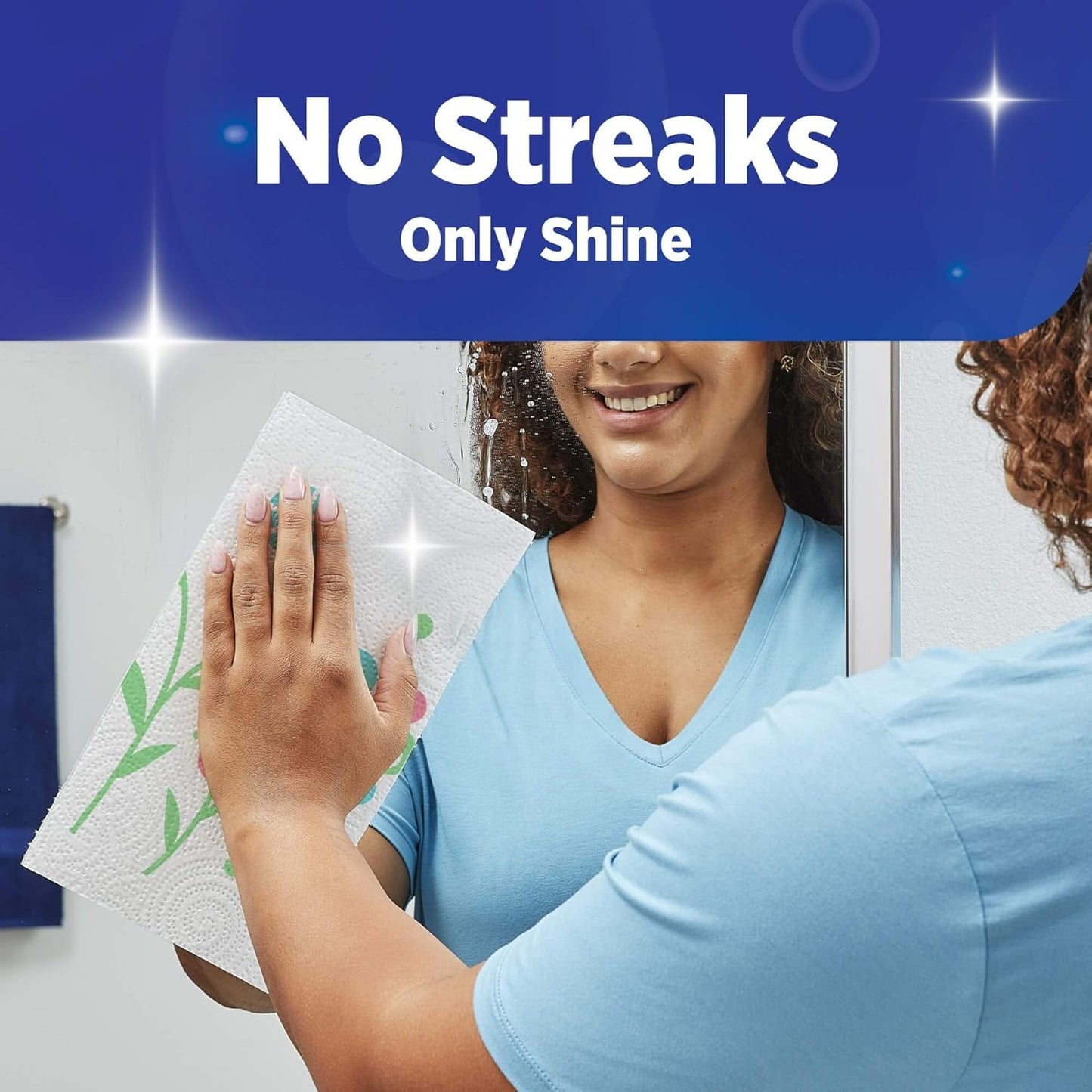 Sparkle Pick-A-Size Paper Towels, 6 Double Rolls (660 Sheets Total) - Strong 2-Ply Towels for Kitchen Cleanup and Everyday Messes