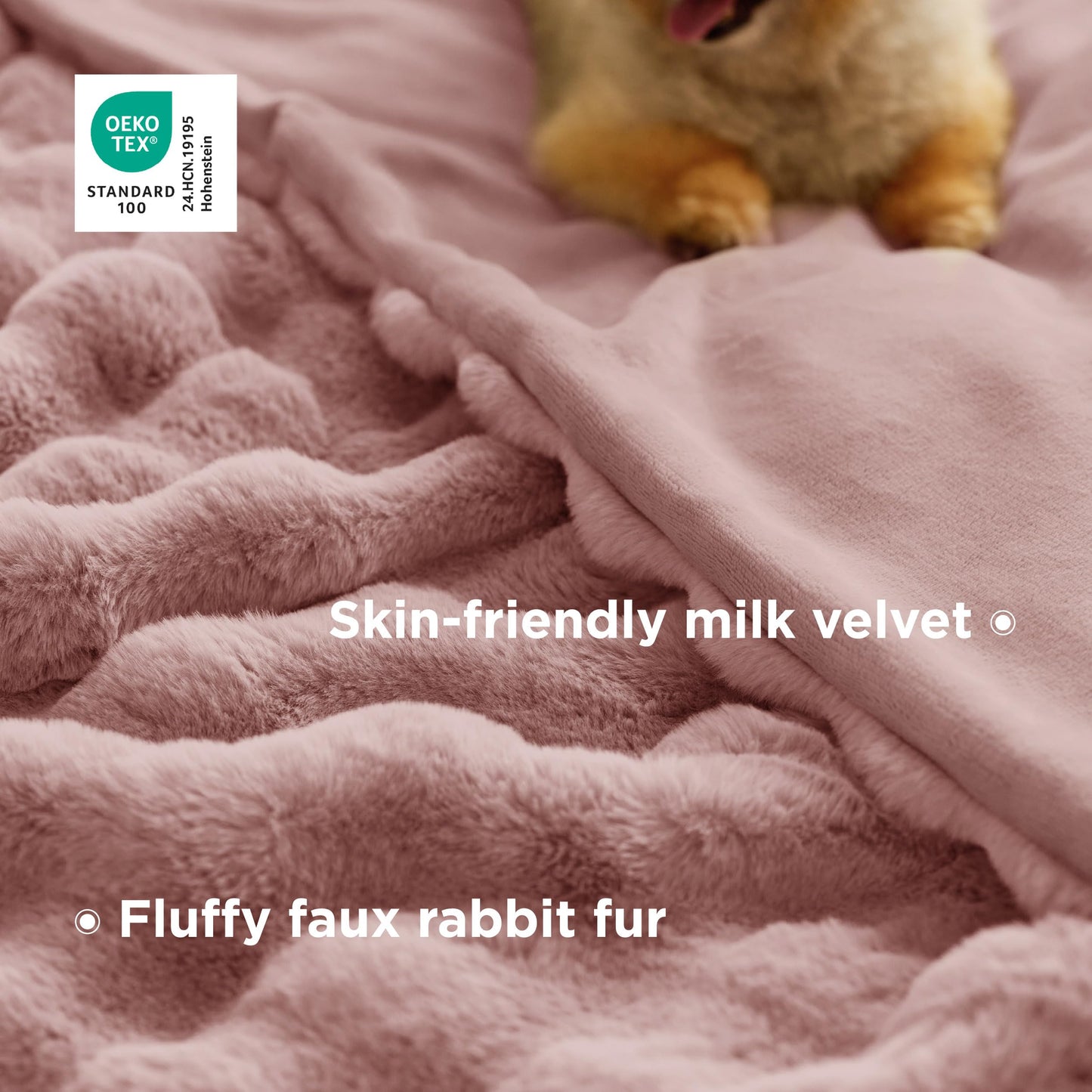 Bedsure GentleSoft Fluffy Fuzzy Tie-dye Taupe Throw Blanket for Bed, Soft Cozy Fleece Faux Fur Blanket for Couch, Taupe Room Decor Minky Velvet Sofa Cover, Women Gifts Thick Warm Plush Winter Bedding