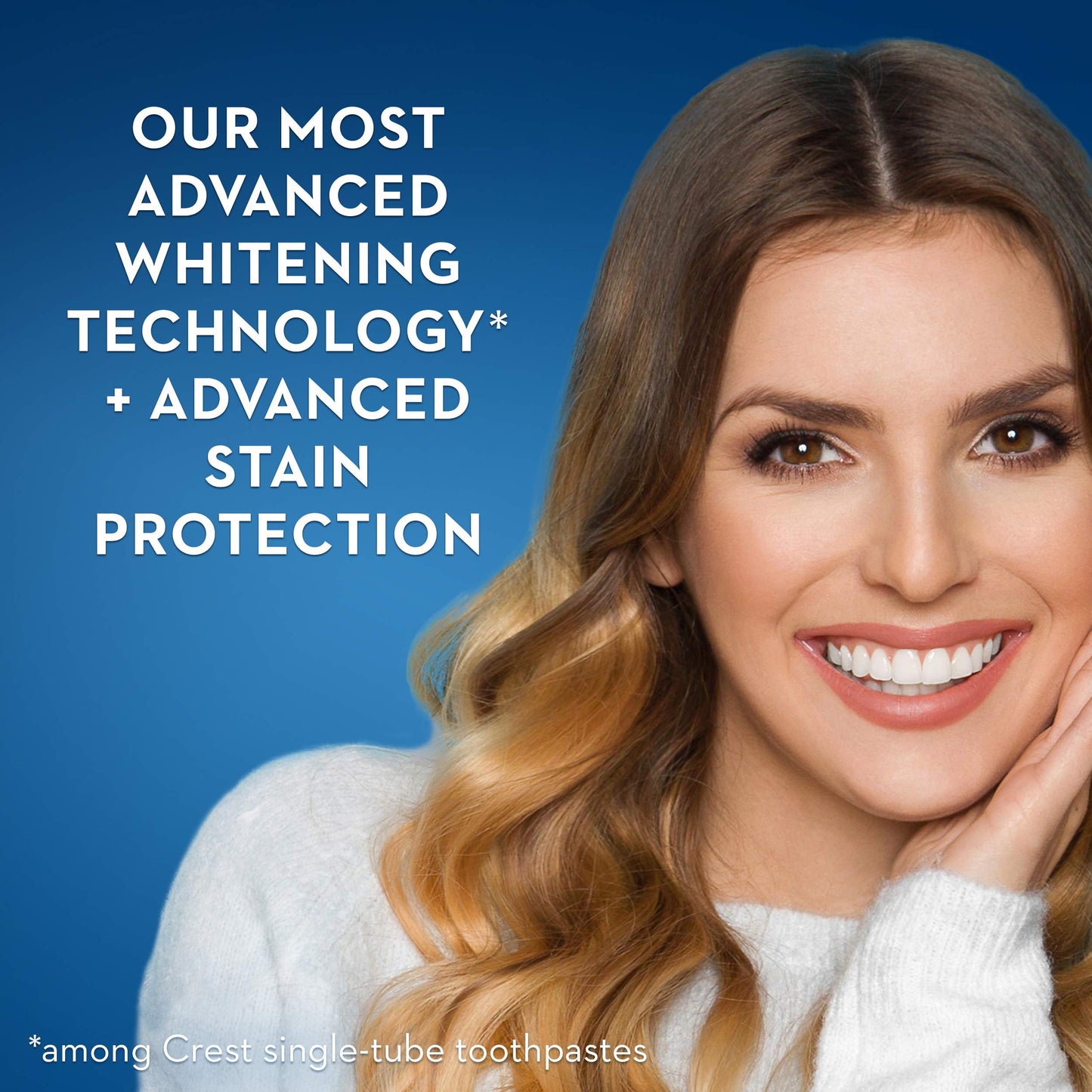 Crest 3D White Advanced Luminous Mint Teeth Whitening Toothpaste, Crest Toothpaste, 3.7 oz Pack of 4 - Helps Remove Surface Stains, Whitens Teeth, Strengthens Tooth Enamel, Protects Against Cavities