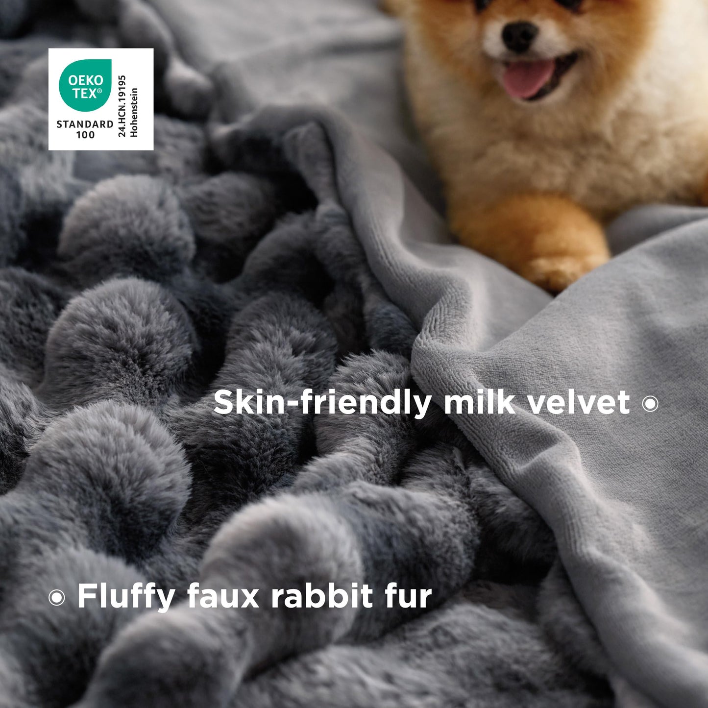 Bedsure GentleSoft Fluffy Fuzzy Tie-dye Taupe Throw Blanket for Bed, Soft Cozy Fleece Faux Fur Blanket for Couch, Taupe Room Decor Minky Velvet Sofa Cover, Women Gifts Thick Warm Plush Winter Bedding